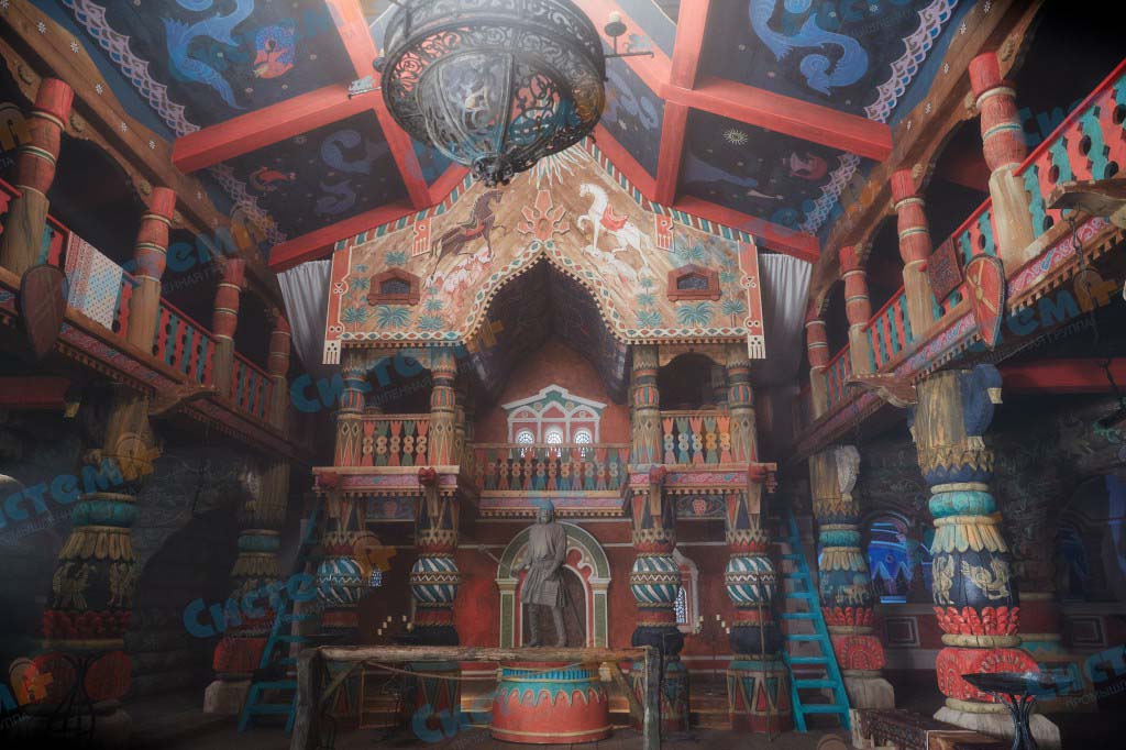 Производство декораций для съемок фильма